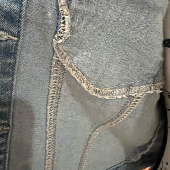 Jessica Simpson Stretch Jean Jacket Medium Wash Size M - Picture 11 of 15